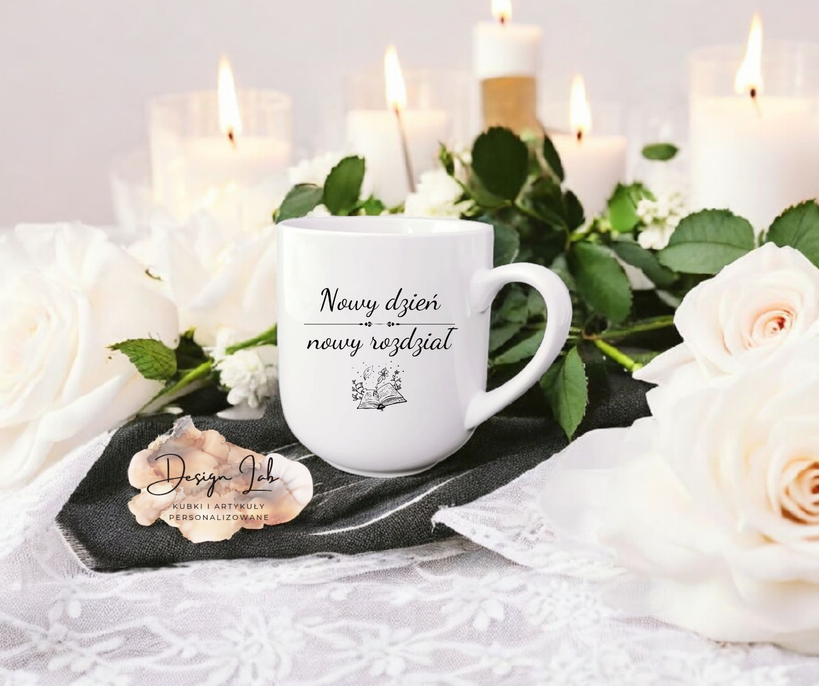 Kubeczek kawowy Combo 290 ml "Nowy dzień ,nowe możliwości"
