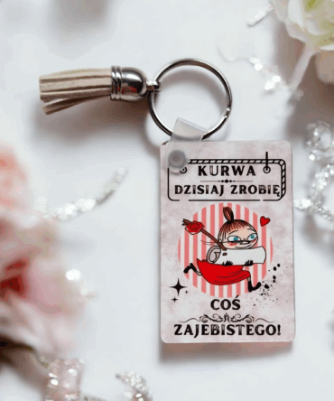 Śmieszny bryloczek z wizerunkiem Małej Mi