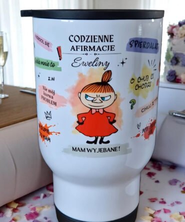 Kubeczek termiczny  Moje afirmacje pojemności 450 ml WERSJA MAŁA MI