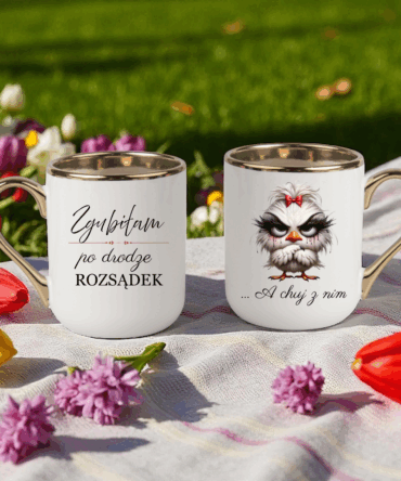 Kubek Zgubiłam po drodze rozsądek .. a chuj z tym