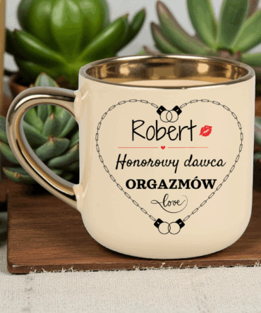 Kubek z humorem Honorowy dawca orgazmów